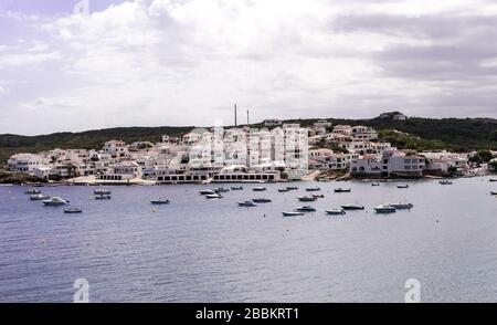 MINORQUE-20 SEPTEMBRE : es Grau, petite ville de Minorque Island le 20 septembre 2017. Banque D'Images