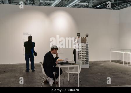 Journée de presse art l'exposition ARCO, IFEMA, Madrid. Banque D'Images