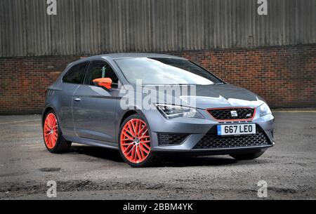 2015 Seat Leon Cupra Sub 8 édition spéciale espagnol Hot Hathachures Banque D'Images