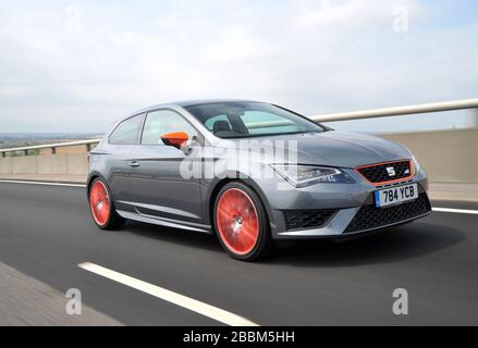 2015 Seat Leon Cupra Sub 8 édition spéciale espagnol Hot Hathachures Banque D'Images