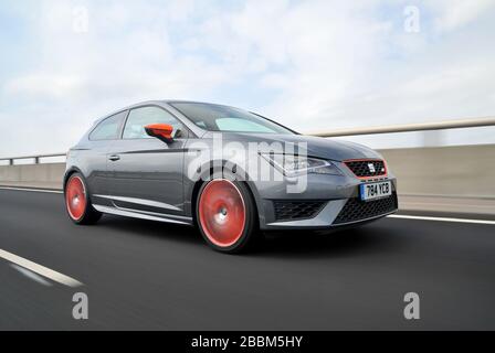 2015 Seat Leon Cupra Sub 8 édition spéciale espagnol Hot Hathachures Banque D'Images