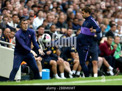 Mauricio Pochettino, responsable de Tottenham Hotspur Banque D'Images