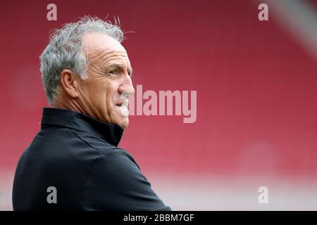 Le chef-coach de Saint Etienne Ghislain Printant Banque D'Images