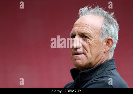 Le chef-coach de Saint Etienne Ghislain Printant Banque D'Images