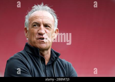 Le chef-coach de Saint Etienne Ghislain Printant Banque D'Images