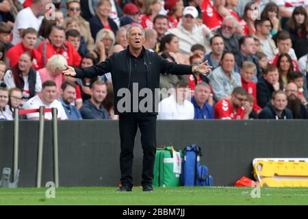 Le chef-coach de Saint Etienne Ghislain Printant Banque D'Images