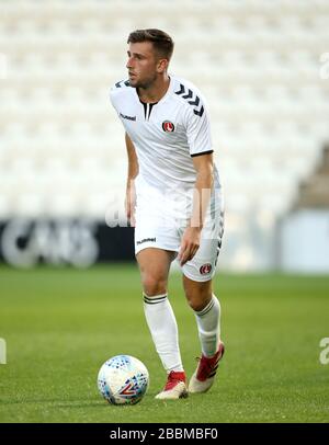 Ben Purrington de Charlton Athletic lors du match de qualification de la Ligue Europa à Belle vue, Rhyl. APPUYEZ SUR ASSOCIATION photo. Date de l'image: Jeudi 25 juillet 2019. Voir l'histoire de PA FOOTBALL Connahs. Crédit photo devrait lire: Peter Byrne/PA Wire Banque D'Images