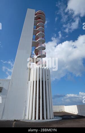 Phare de Buenavista, île de tenerife Nord, îles Canaries, Espagne Banque D'Images