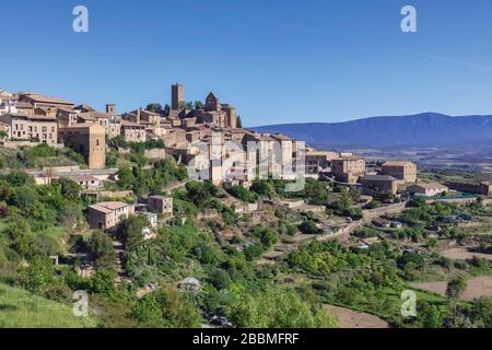 SOS del Rey Catolico, province de Saragosse, Aragon, Espagne. SOS fut le lieu de naissance de Ferdinand II d'Aragon en 1452 qui devint l'un des Reyes Catolico Banque D'Images