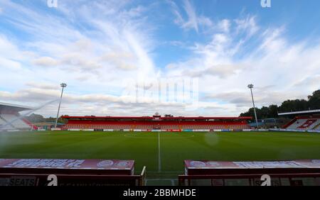 Vue générale sur le terrain au stade de Lamex Banque D'Images