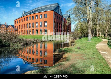 Le forum, bâtiment du conseil à Towcester, Northamptonshire, Angleterre Banque D'Images