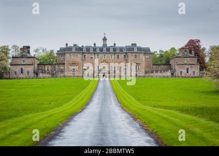 Marchmont House Scottish Borders avec Hugo Burge (propriétaire) Banque D'Images
