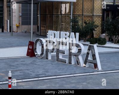 L'Opéra du centre-ville de Dubaï Banque D'Images