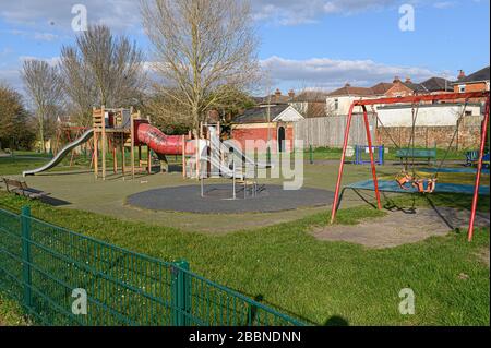 Parcs de Southampton à Lockdown en raison de Coronavirus Banque D'Images