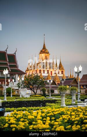 Loha Prasat, Bngkok, Thaïlande, Asie Banque D'Images