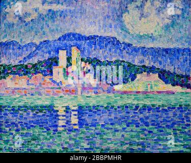 'Antibes, Storm' (1919) par Paul Signac (1863–1935). Banque D'Images