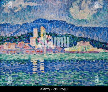 'Antibes, Storm' (1919) par Paul Signac (1863–1935). Banque D'Images