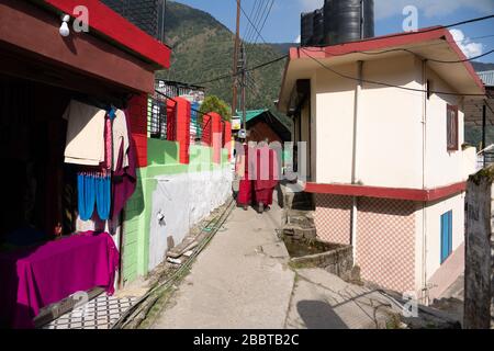 Manali Himalaya paysages au col Rohtang dans le nord de l'Inde Banque D'Images