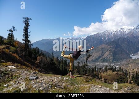 Manali Himalaya paysages au col Rohtang dans le nord de l'Inde Banque D'Images