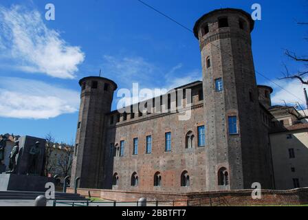 L'arrière du palais de Madama à Turin, Italie Banque D'Images