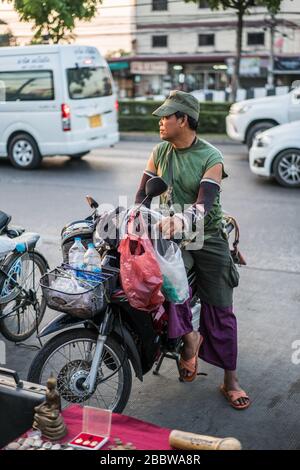 Street Scene, Bangkok, Thaïlande, Asie. Banque D'Images