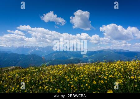 Plan de Corones dans Bruneck Tyrol du Sud Italie Banque D'Images