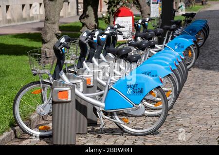 Service de location de vélos Styr & Stall à Göteborg, Suède, Europe Banque D'Images