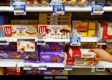 Biscuits dans une boutique Banque D'Images