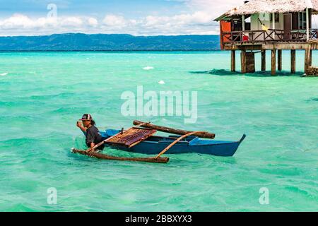 Manjuyod White Sandbar, Philippines, île Negros Banque D'Images