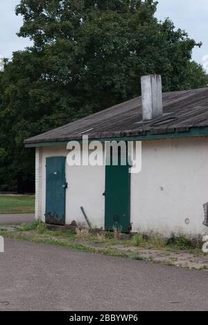 Pavillon Southfield Park terrain de loisirs Southfield, East Acton, Londres, W 3 Banque D'Images