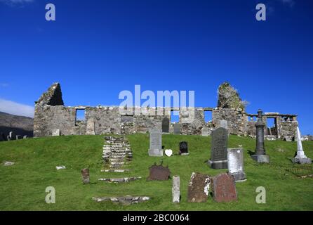 Église de Kilchrist près de Broadford, île de Skye, Écosse, Royaume-Uni. Banque D'Images