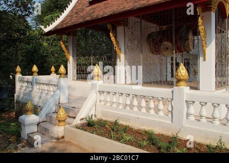 Temple Bouddhique Wat Viphasana Boupha (Ram) à Luang Prabang (Laos) Banque D'Images