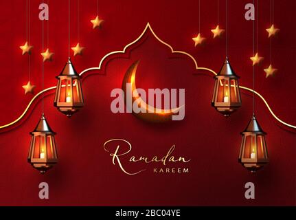 Ramadan Kareem Background Illustration de Vecteur