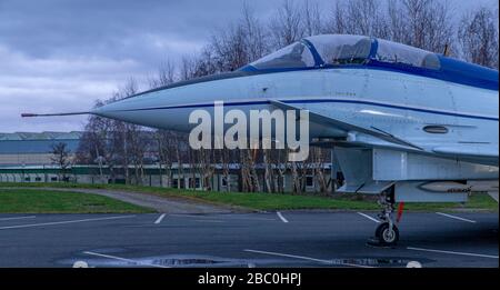 British Aerospace EAP, ZF534 au RAF Cosford Museum Banque D'Images