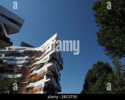 Du district CityLife, Milan, Lombardie, Italie, Europe Banque D'Images