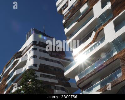 Du district CityLife, Milan, Lombardie, Italie, Europe Banque D'Images