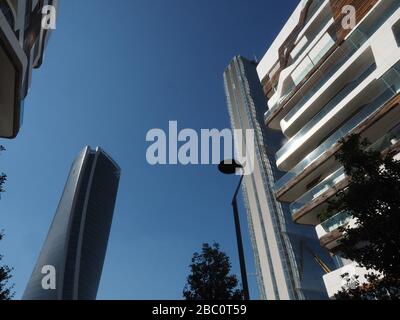 Tour Liberskind, CityLife distrait, Milan, Lombardie, Italie, Europe Banque D'Images