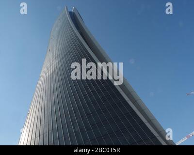Tour Liberskind, CityLife distrait, Milan, Lombardie, Italie, Europe Banque D'Images
