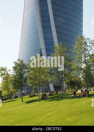 Du district CityLife, Milan, Lombardie, Italie, Europe Banque D'Images