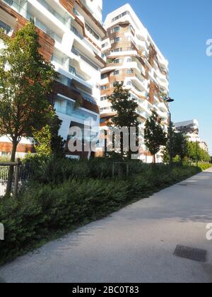 Du district CityLife, Milan, Lombardie, Italie, Europe Banque D'Images