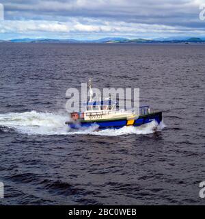 Bateau pilote ABP Scotia, Firth de Clyde, Écosse Banque D'Images