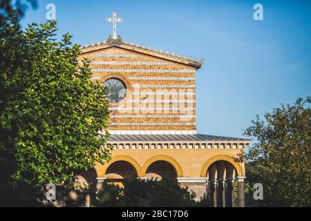 Allemagne, Brandebourg, Potsdam, extérieur de l'église du Rédempteur Banque D'Images
