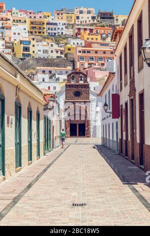 Église de la Nuestra Senora de la Asuncion, San Sebastian de la Gomera, la Gomera, Espagne Banque D'Images