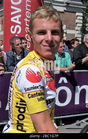 Riccardo Ricco de Saunier Duval-Prodir pendant la Dauphine Liberée 2006, étape 1 course cycliste, Annecy - Bourgoin-Jallieu (207 km) le 5 juin 2006 à Annecy, France - photo Laurent Lairys / DPPI Banque D'Images