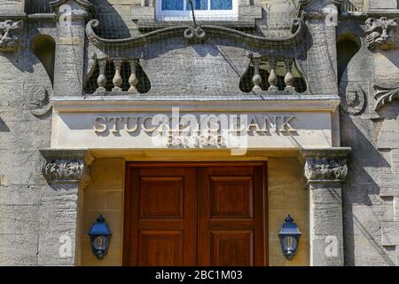 L'ancienne banque Stuckeys, Castle Cary, Somerset, Angleterre, Royaume-Uni Banque D'Images