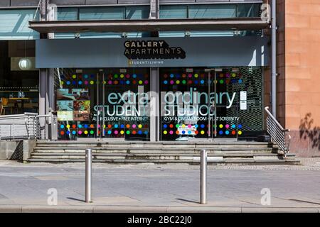 Gallery Apartments Hébergement étudiant, Glasgow, dans le centre-ville, Ecosse, Royaume-Uni Banque D'Images