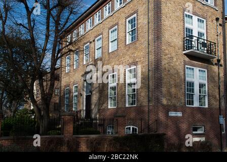 Greenview Close, East Acton Lane, Acton, Londres, W 3 Banque D'Images