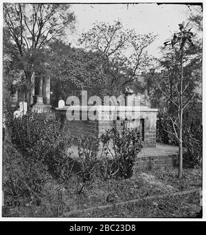 Grave John Calhoun Charleston Caroline du Sud. Banque D'Images