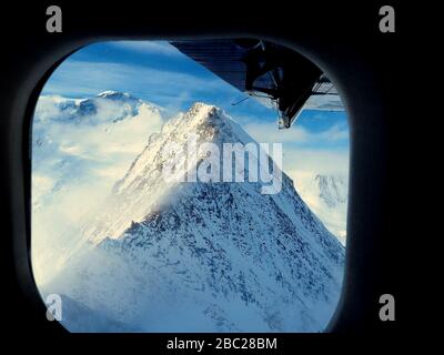 Antarctique - Union Glacier, camp de base de Vinson, pôle Sud, avions Banque D'Images