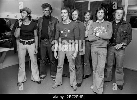 Hommes mode Grande-Bretagne années 1970 flares bellebas Banque D'Images